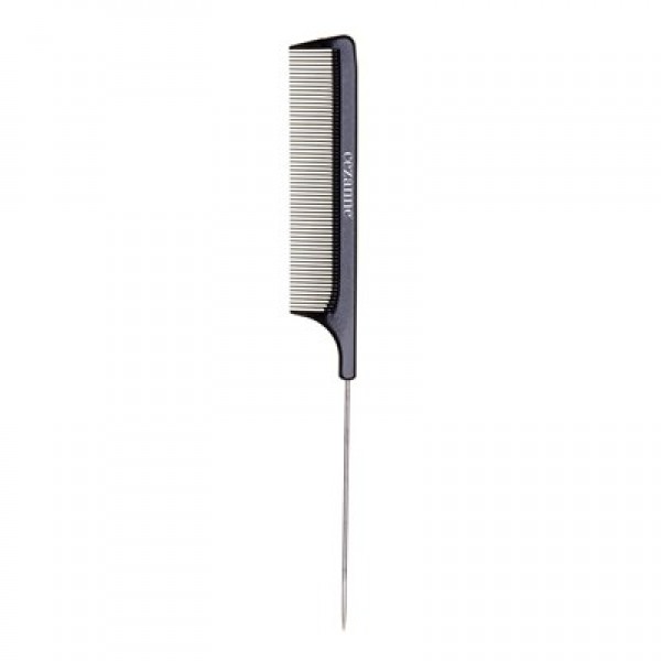 Cezanne Metal Pin Tail Carbon Comb