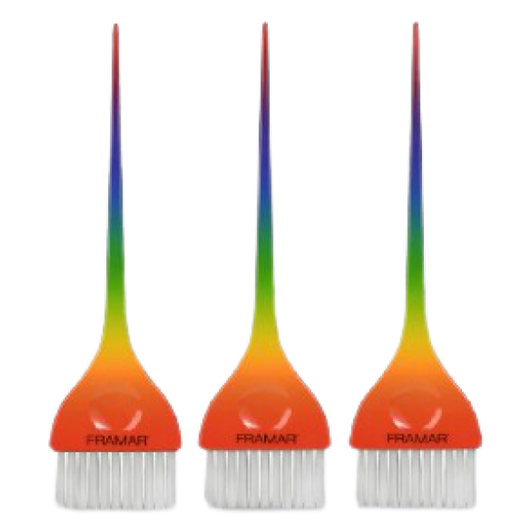 Framar Color Brush 'Classic' Trio Rainbow: "ALL Y'ALL"