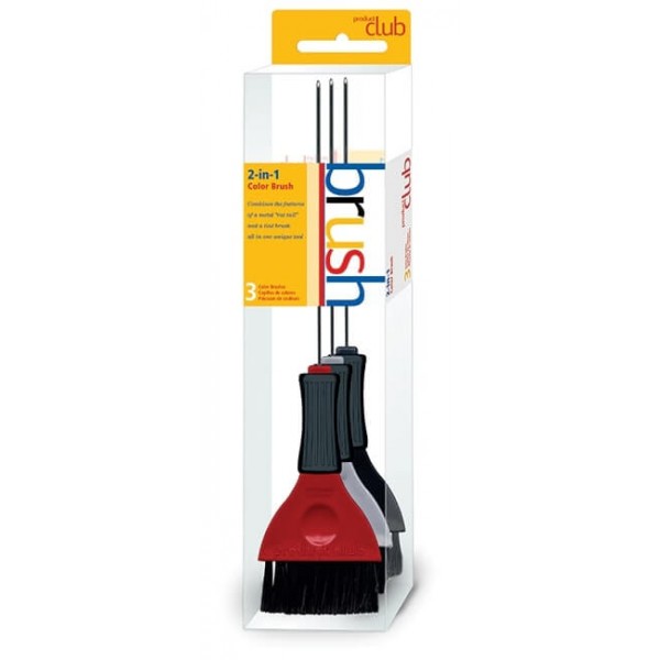 Product Club 2-in-1 Color Brush (3-Pack Assorted)