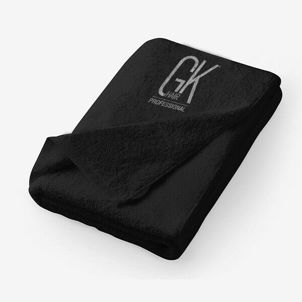 GK Hair Black Towel
